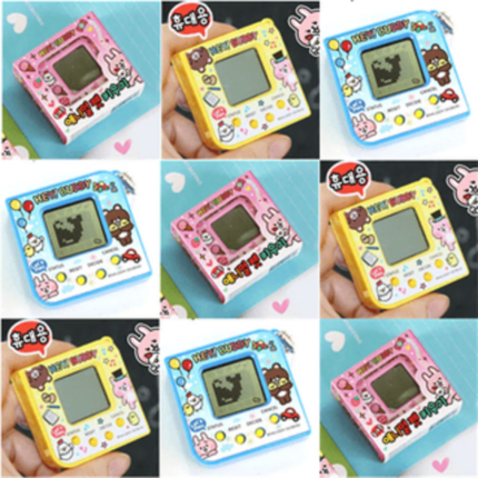 (랜덤발송) 사각형 다마고치 미니 펫 키우기 /  게임기 장난감 어린이 선물