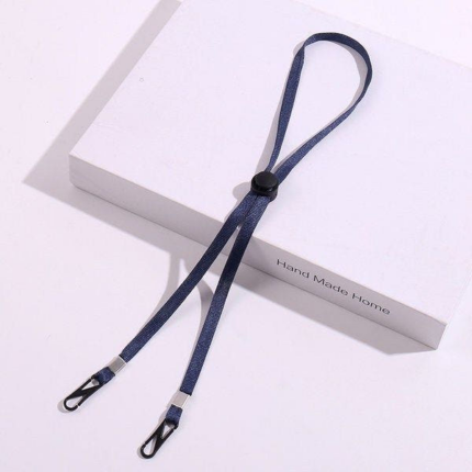 파란색 아동용 마스크 스트랩 목걸이 / 끈 분실 마스크 건강