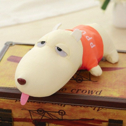 주황색 공기정화 강아지 인형 차량용 탈취 소품 자동차 선물