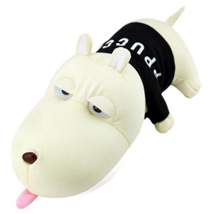 검은색 공기정화 강아지 인형 차량용 탈취 소품 자동차 선물